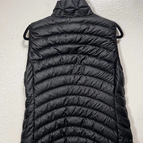Patagonia Down Sweater Vest Women’s Black Size Large AOL Logo - Picture 2 of 9